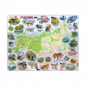 Пазл Россия (русский), 100 деталей