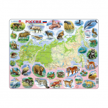 Пазл Россия (русский), 100 деталей
