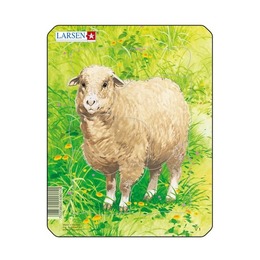 Пазл Рисунок овцы, 5 деталей